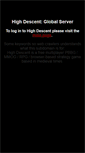 Mobile Screenshot of global.highdescent.com